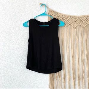 cotton on black tank top